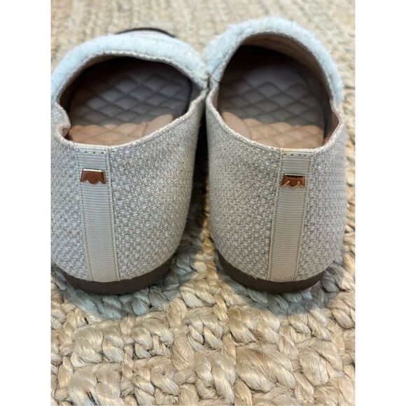 Nearly new BIRDIES Starling Flat In Natural Stripe Embroidery, Sz 8, $150 - Picture 6 of 7